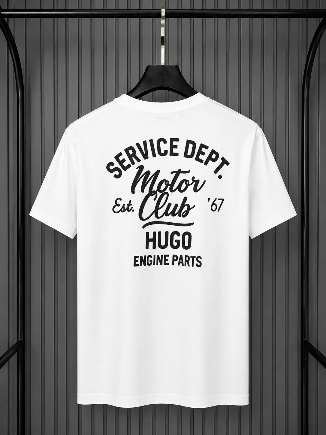 HUGO Logo Patch T-Shirt White