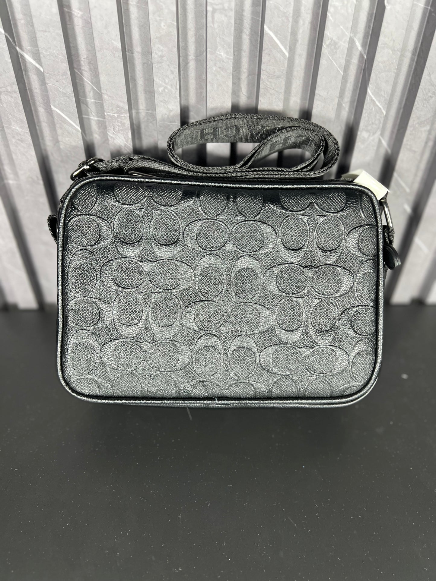 Coach Charter Crossbody Bag Black Copper/Charcoal