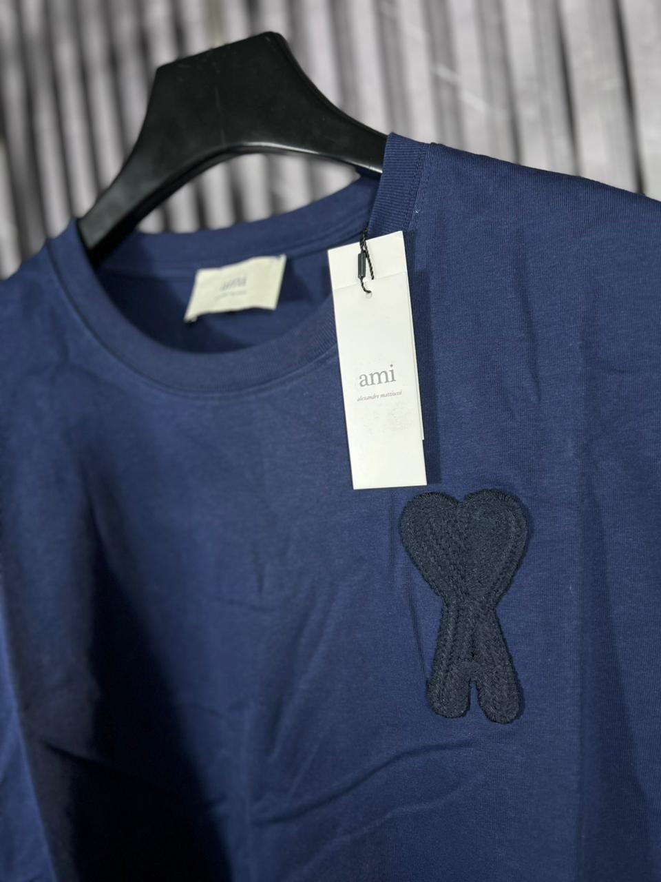 AMI Paris Ami de Coeur Patch T-Shirt