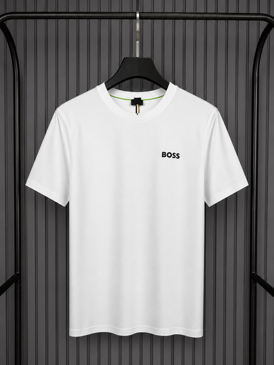 Boss White Logo T-Shirt