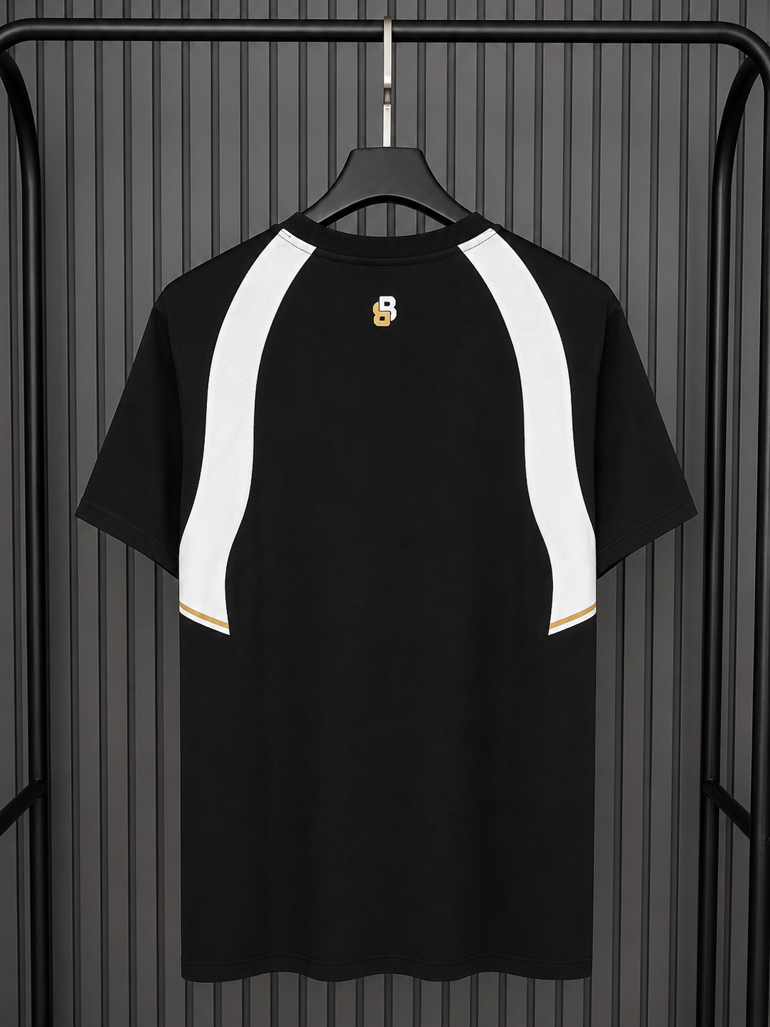 Boss Active Slim T shirt Black/White