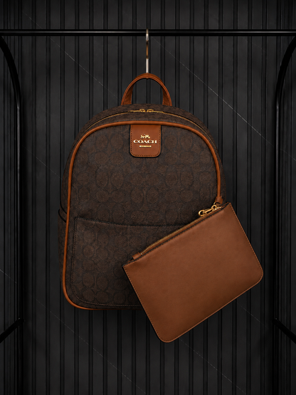 Mochila Coach Dama Marron oscuro