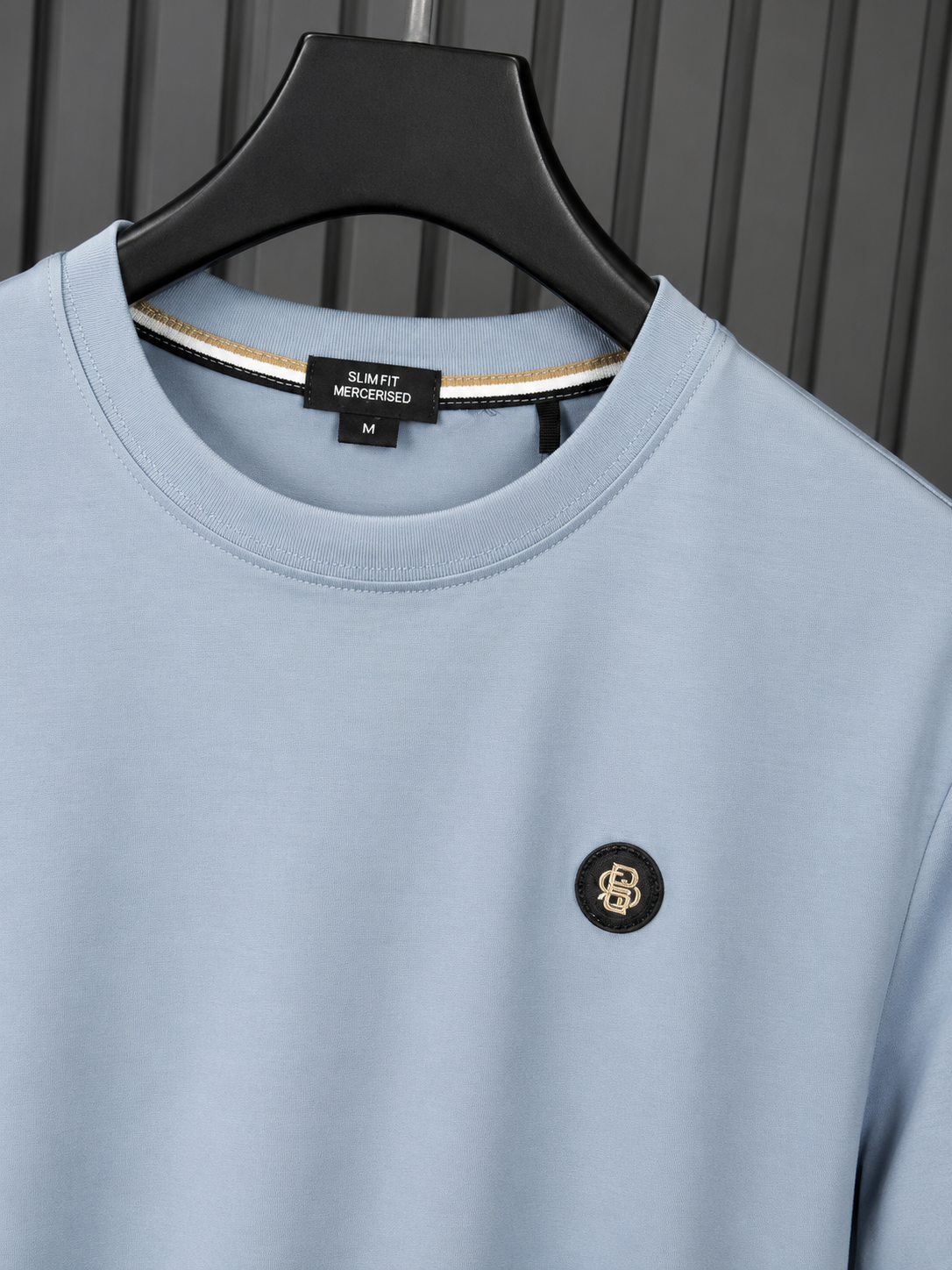 Boss Light Blue Medallion Logo T-Shirt