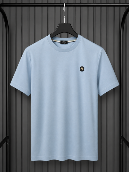 Boss Light Blue Medallion Logo T-Shirt