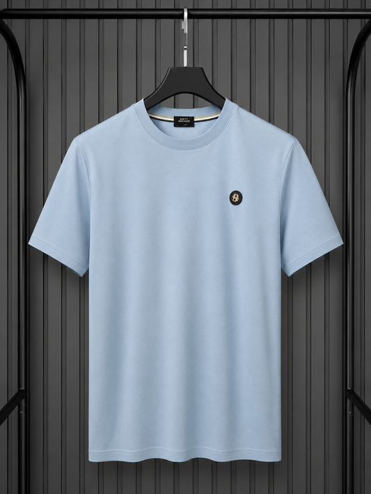 Boss Light Blue Medallion Logo T-Shirt