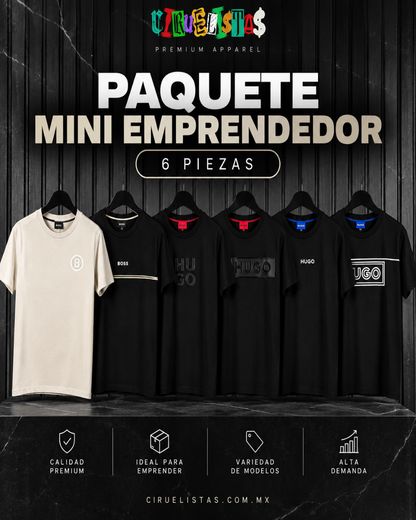 Paquete Mini Emprendedor (6 Piezas) Playera G5