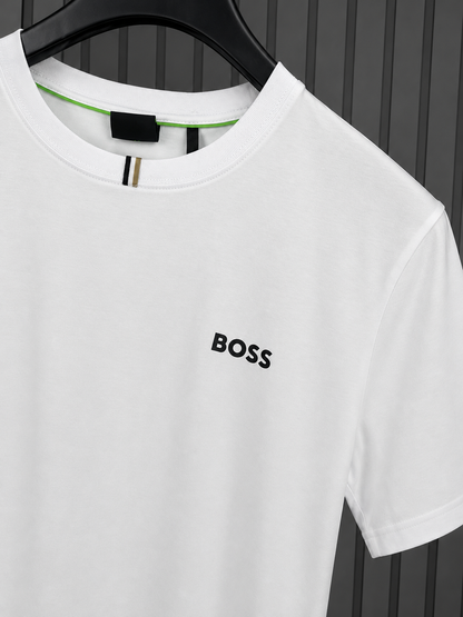 Boss White Logo T-Shirt