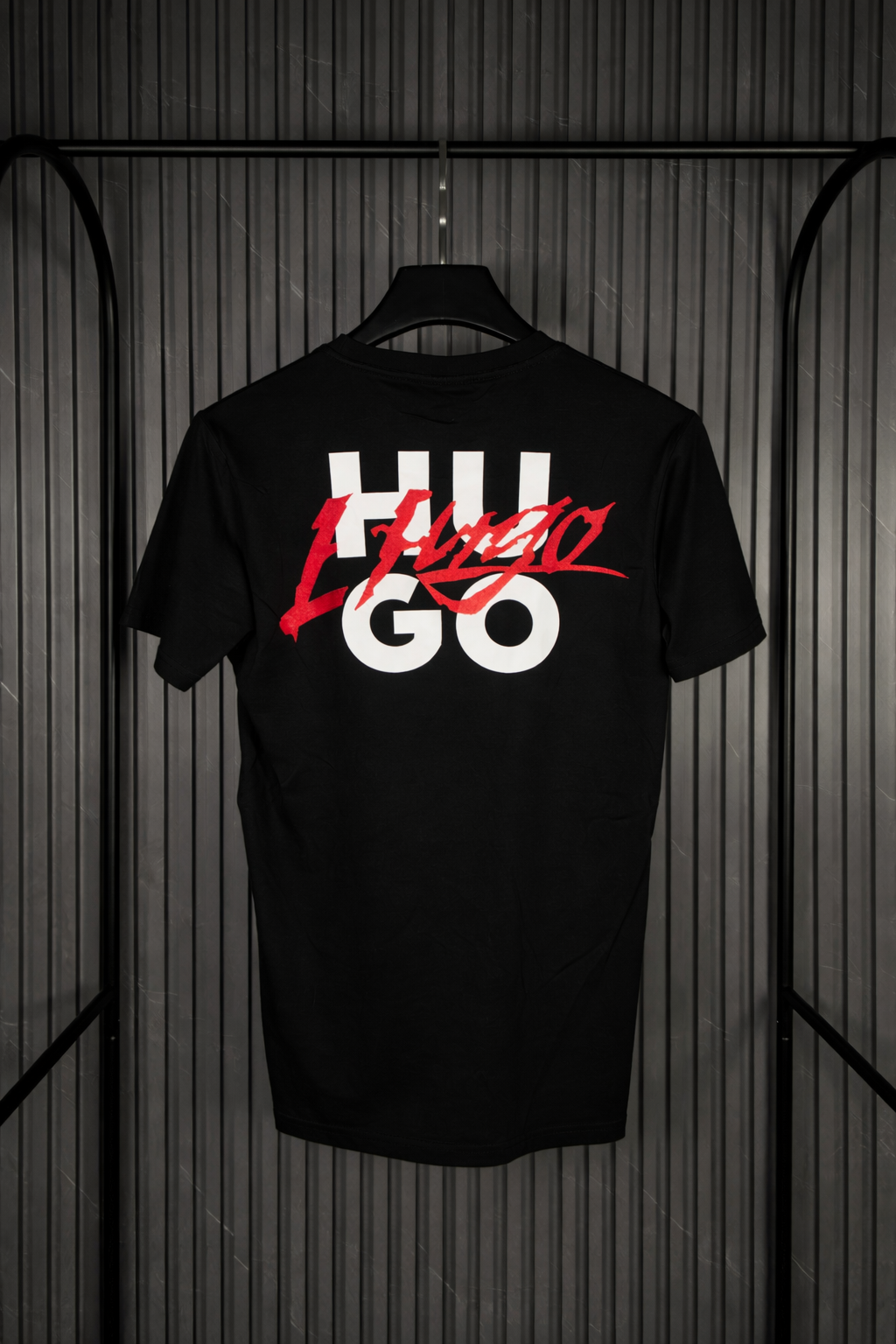 HUGO Script Logo T-Shirt Black