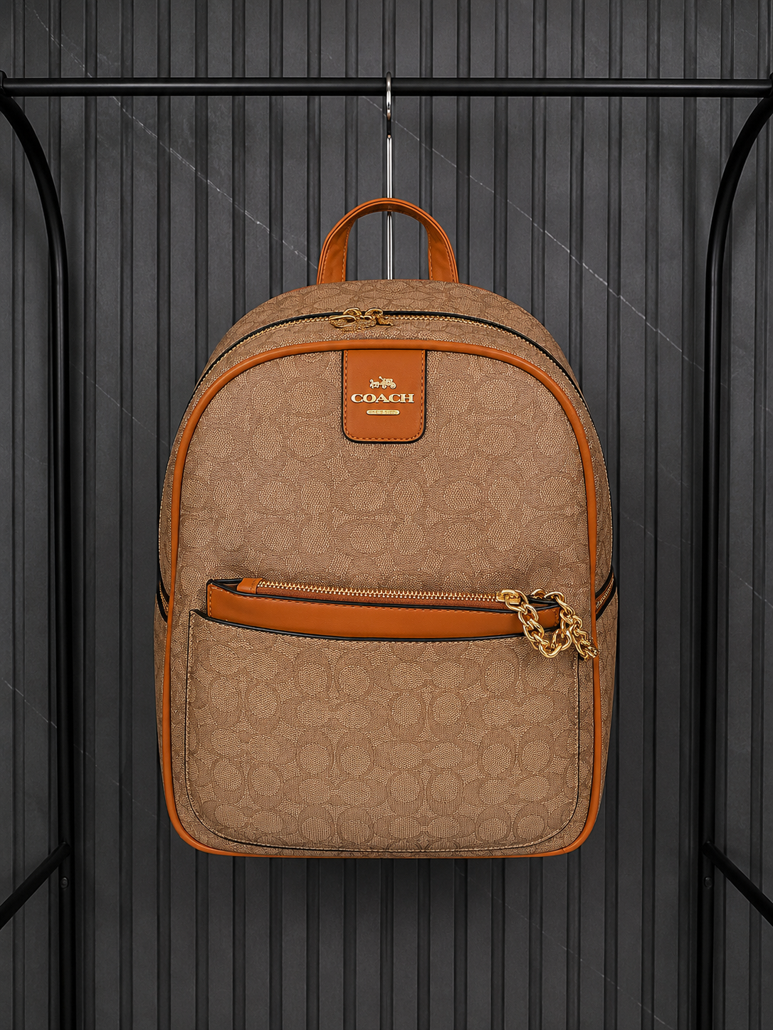 Mochila Coach Dama Marron claro