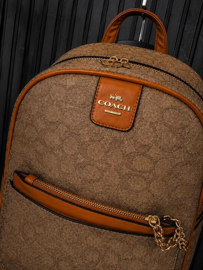 Mochila Coach Dama Marron claro