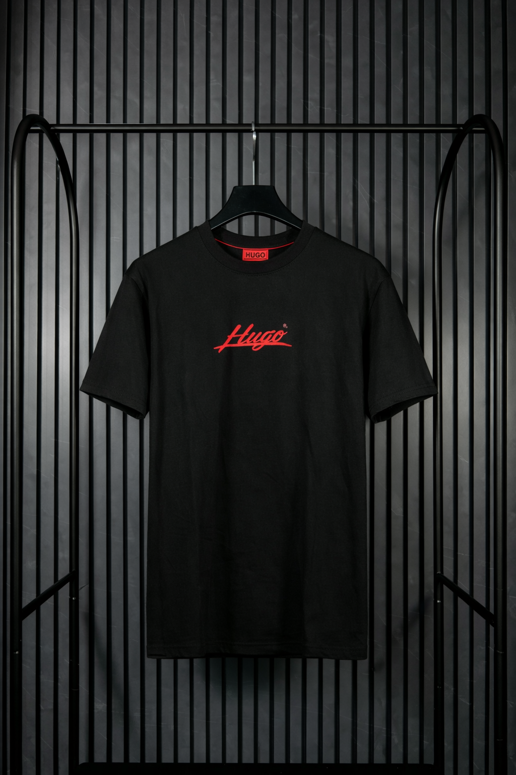 HUGO Script Logo T-Shirt Black
