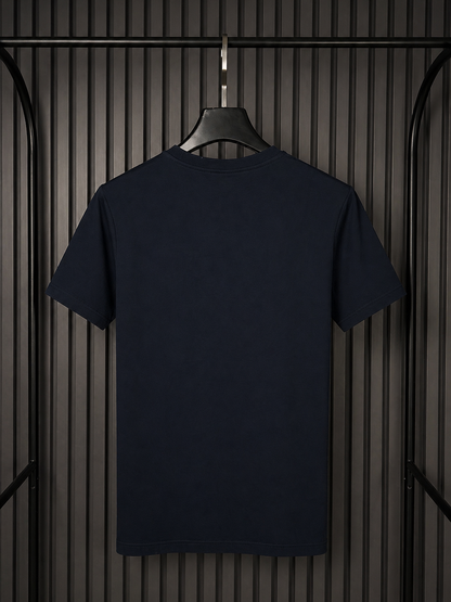 HUGO Bold Shadow Logo Tee – Navy Red Edition (Nuevo)