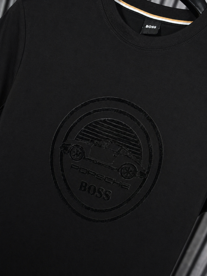 Playera BOSS x Porsche Black Edition Relief (Nuevo)