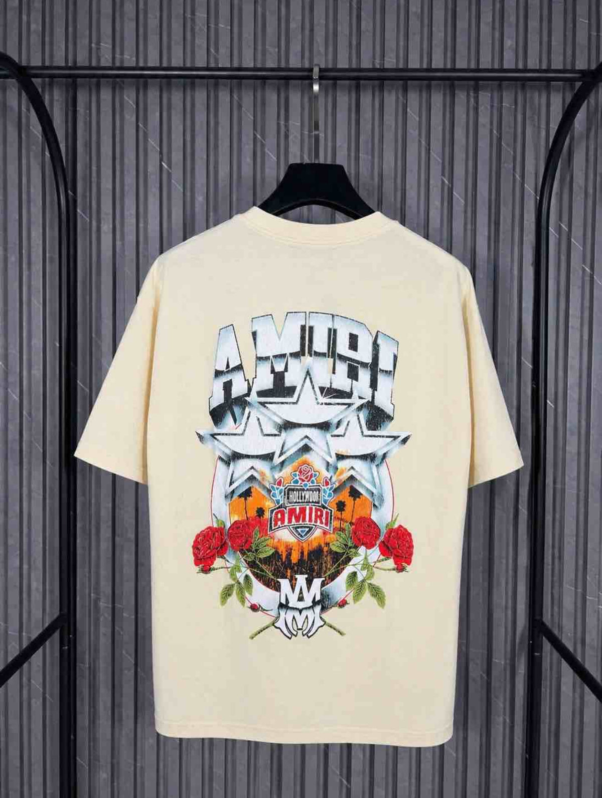 Amiri Hollywood Roses Star Tee