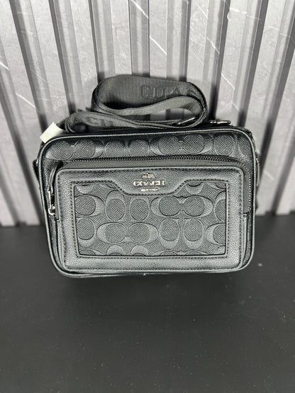 Coach Charter Crossbody Bag Black Copper/Charcoal