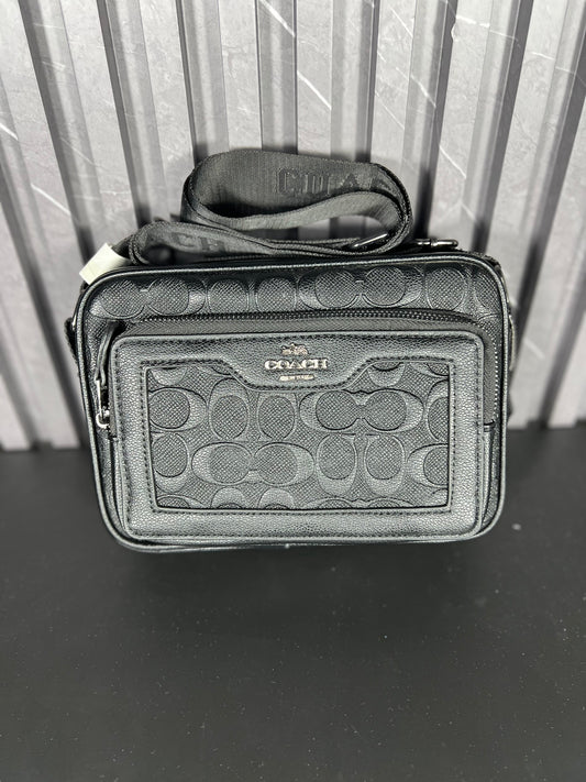 Coach Charter Crossbody Bag Black Copper/Charcoal