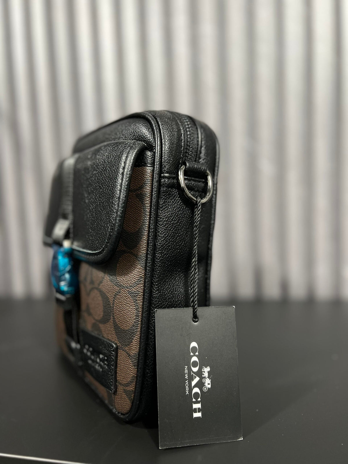 Coach Charter Crossbody Signature Brown/Black