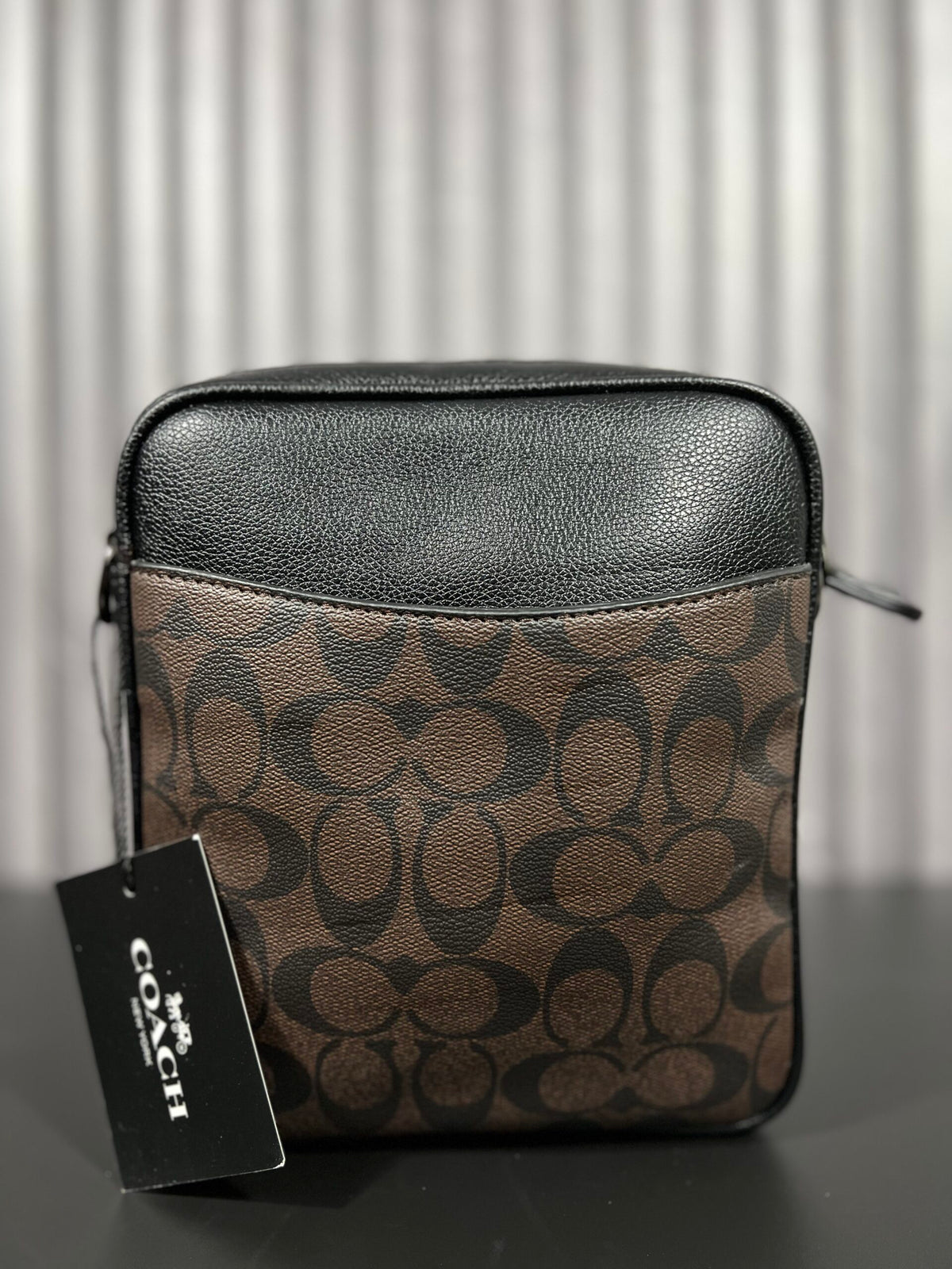 Coach Charter Crossbody Signature Brown/Black