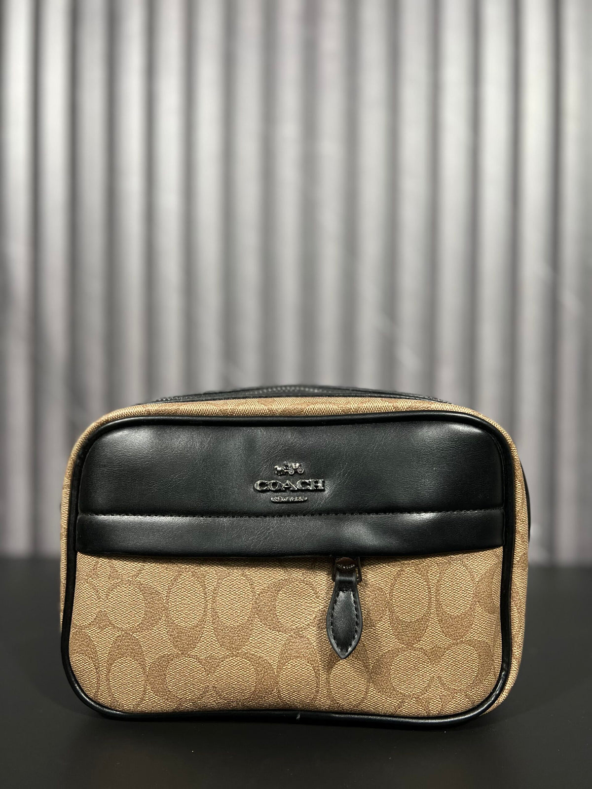 Bandolera Coach Signature Khaki