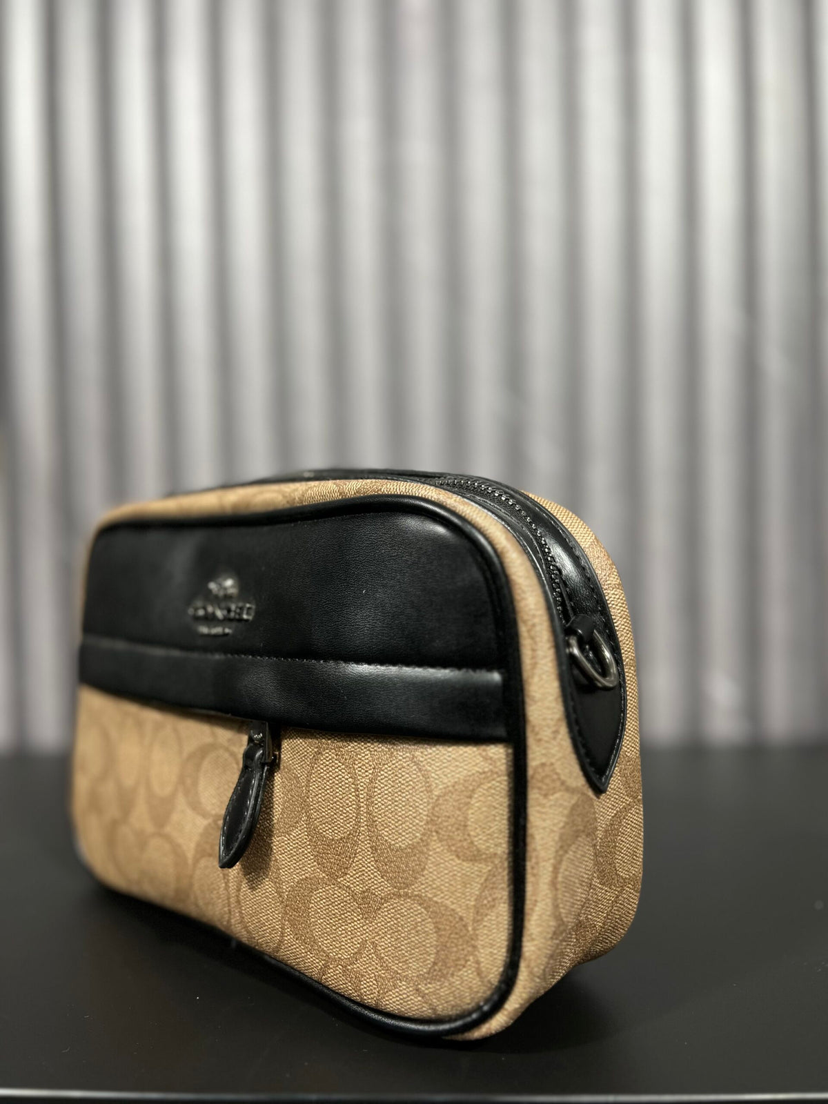 Bandolera Coach Signature Khaki