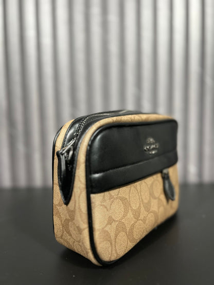 Bandolera Coach Signature Khaki