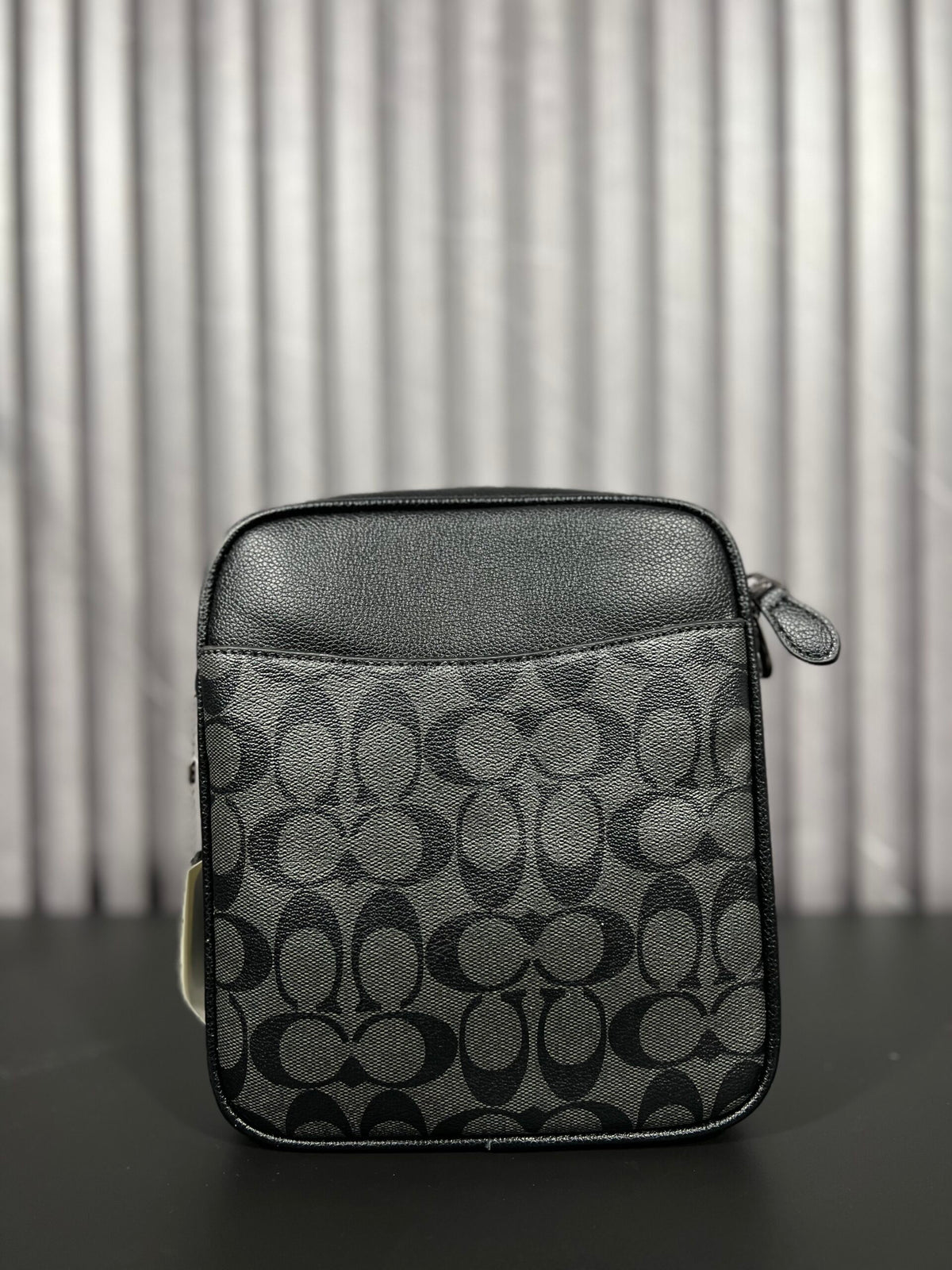 Coach Charter Crossbody Signature Charcoal/Black