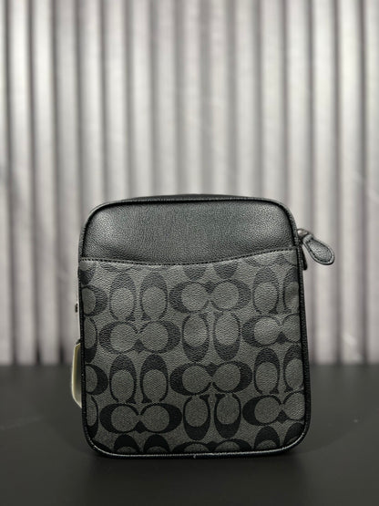 Coach Charter Crossbody Signature Charcoal/Black