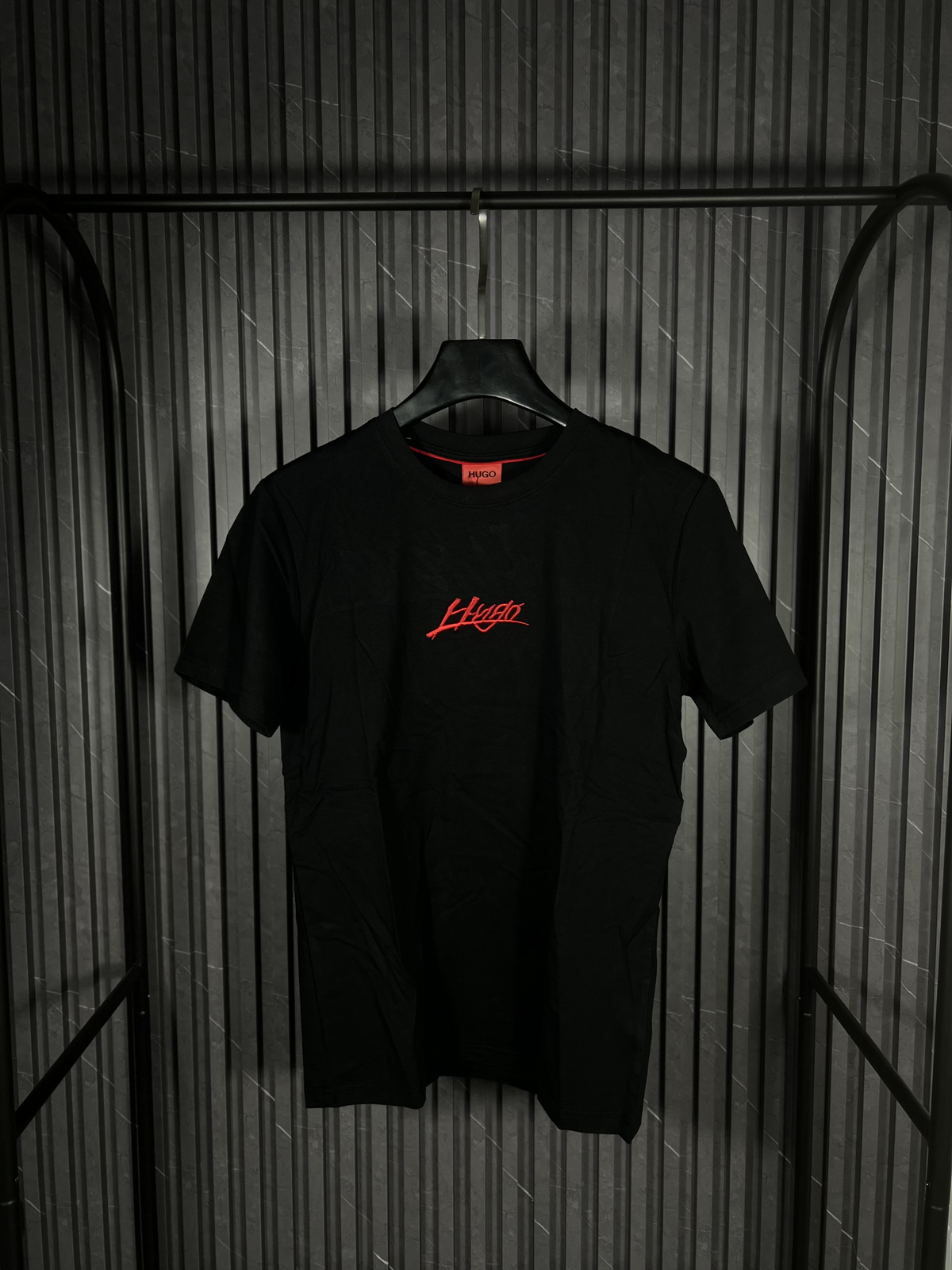 HUGO Script Logo T-Shirt Black