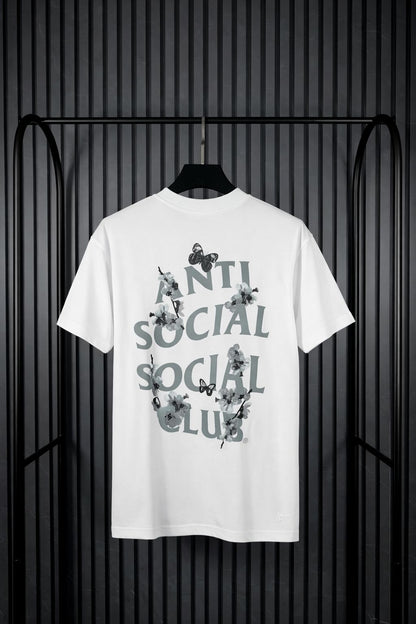 Anti Social Social Club Flower Logo Tee