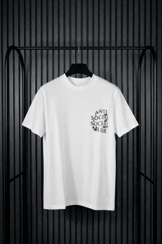 Anti Social Social Club Flower Logo Tee