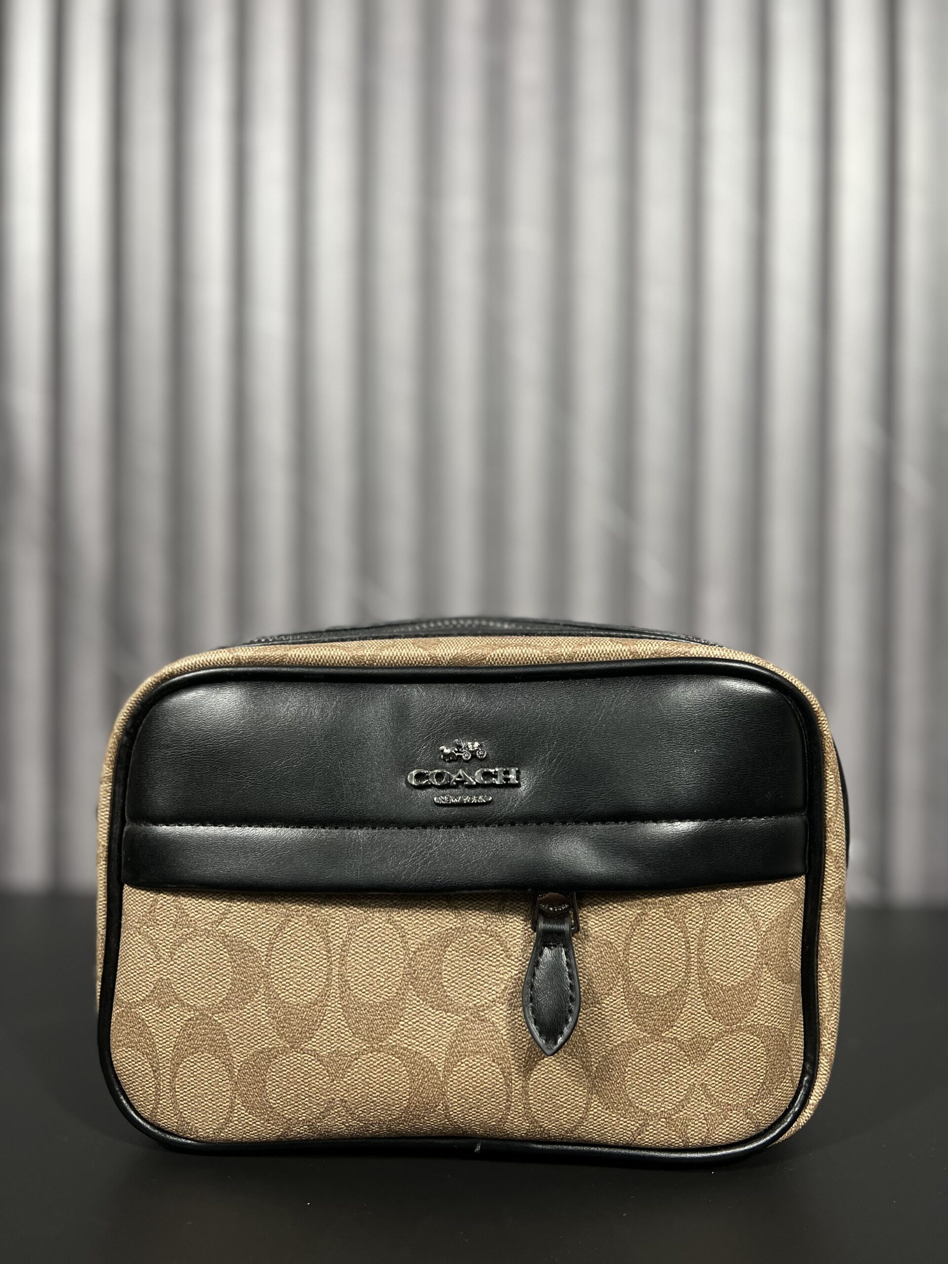 Bandolera Coach Signature Khaki