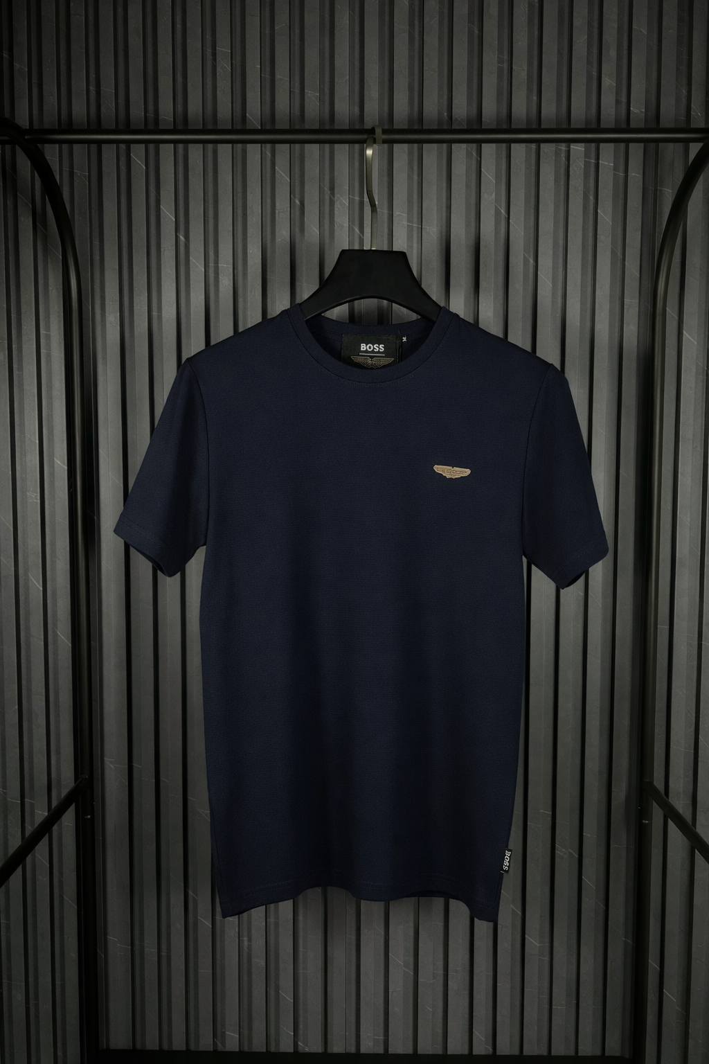 BOSS Porsche Crest T-Shirt Navy