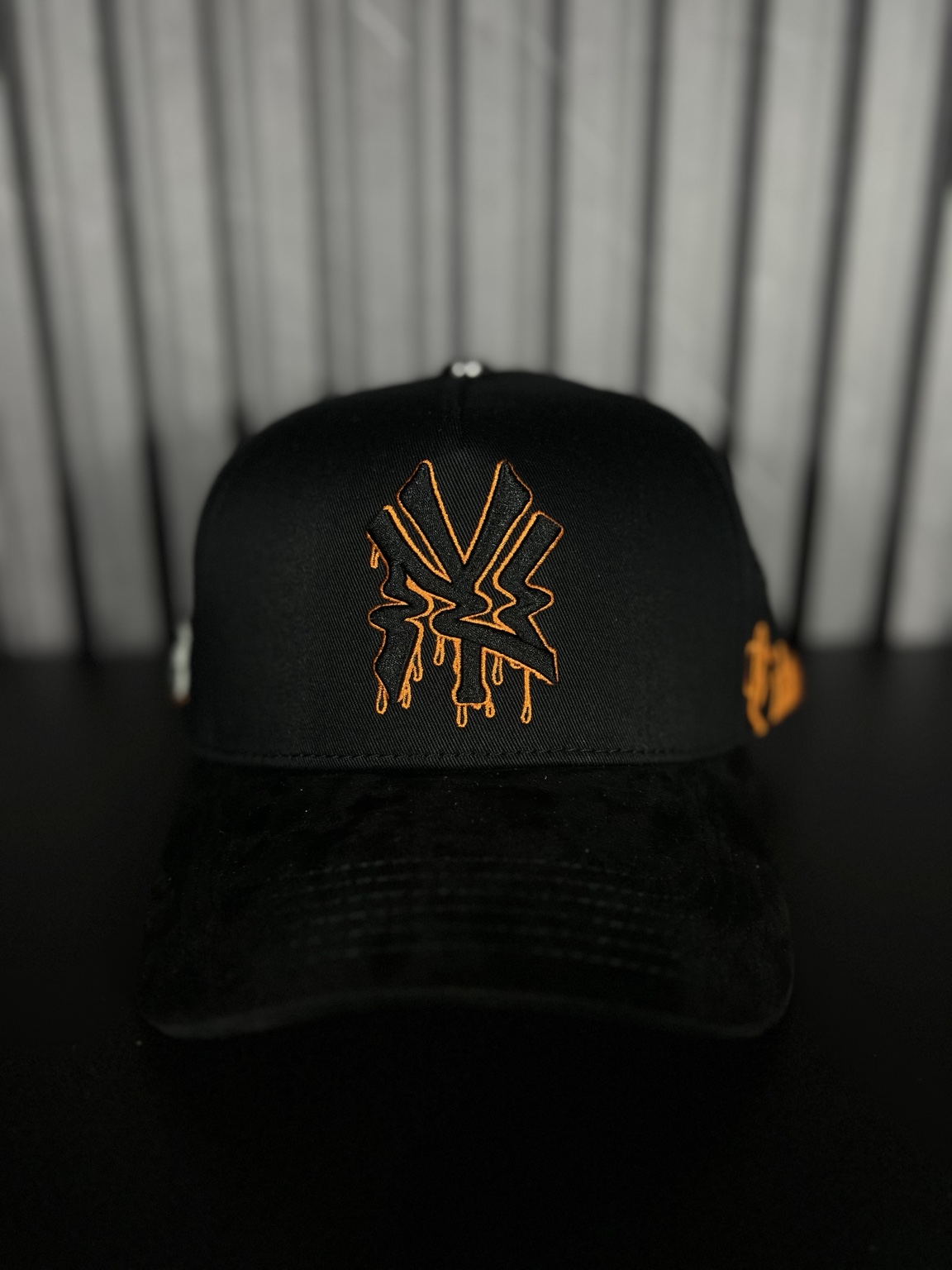 Cash Only NY Drip Neon Suede Cap