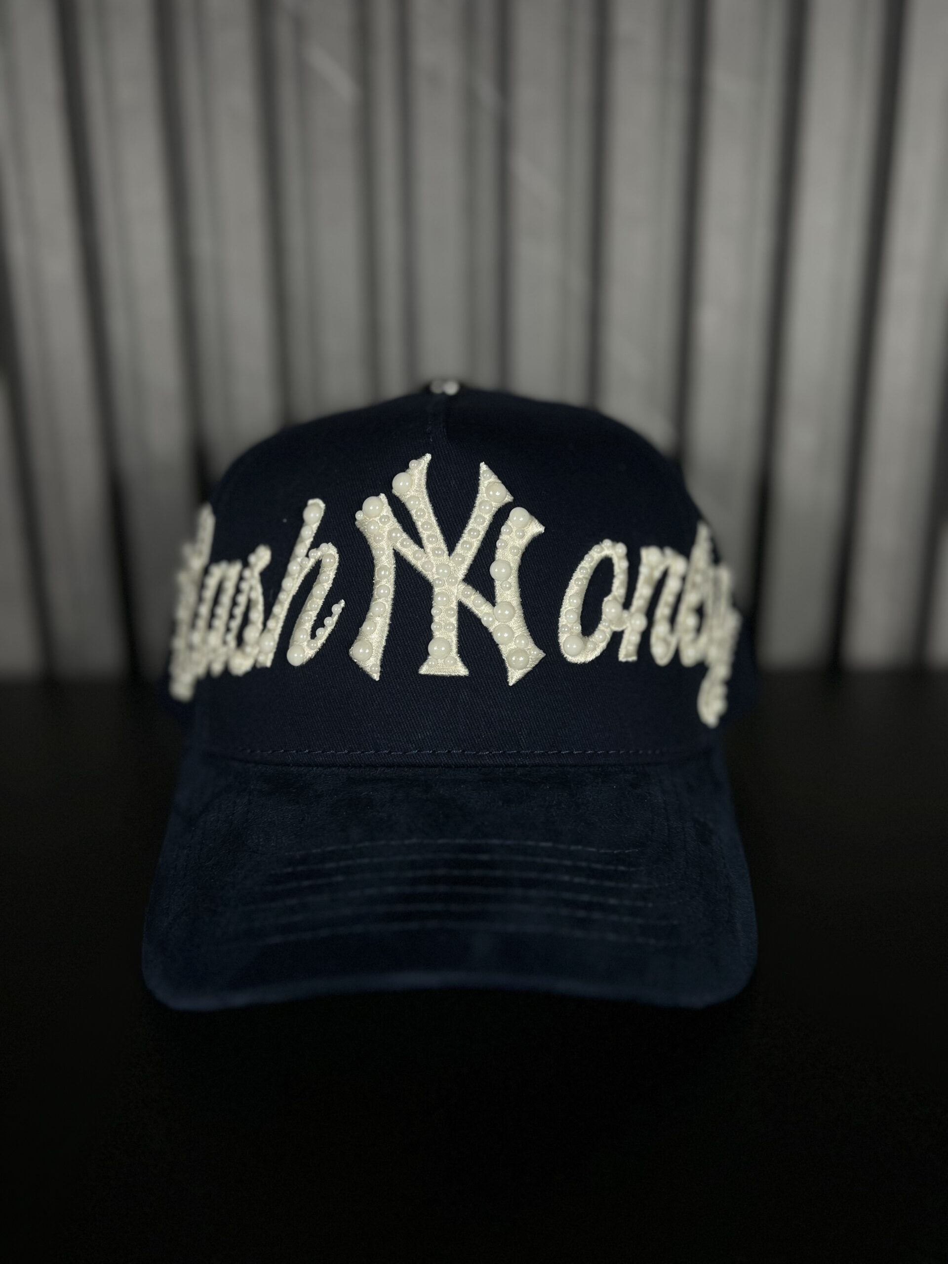 Cash Only NY Pearls Blue Cap